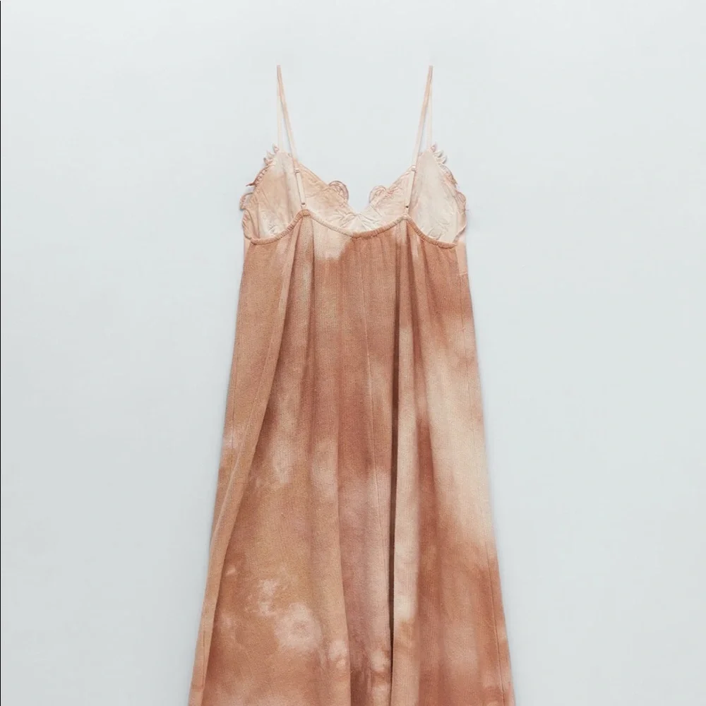 NWT ZARA TIE DYE MIDI DRESS